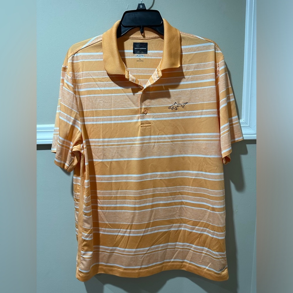 Greg‎ Norman Orange polo shirt
